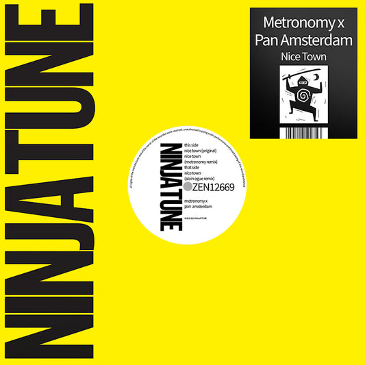 Metronomy x Pan Amsterdam - Nice town (12-inch maxi-single)