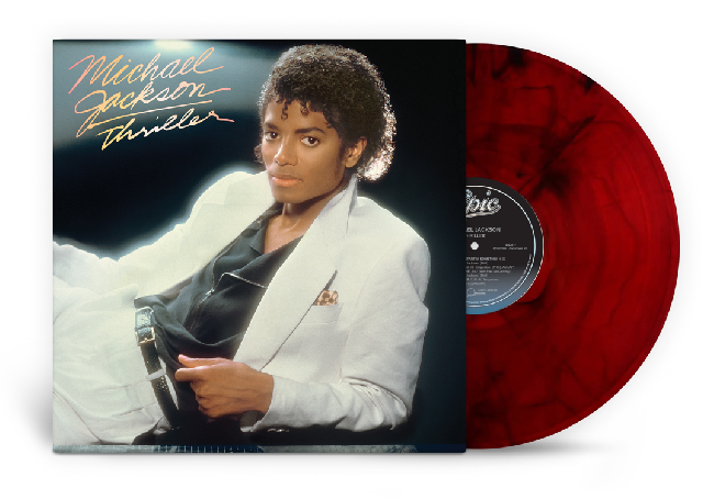 Michael Jackson - Thriller (limited edition red & black marble vinyl (LP)