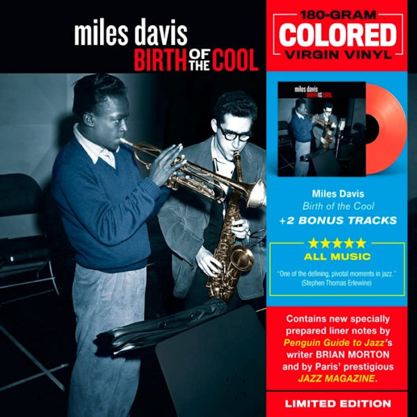 Miles Davis - Birth of the cool (.. Cool /180gr. Red Vinyl / 2 Bonus Tracks, High Quality, Coloured Vinyl LP)