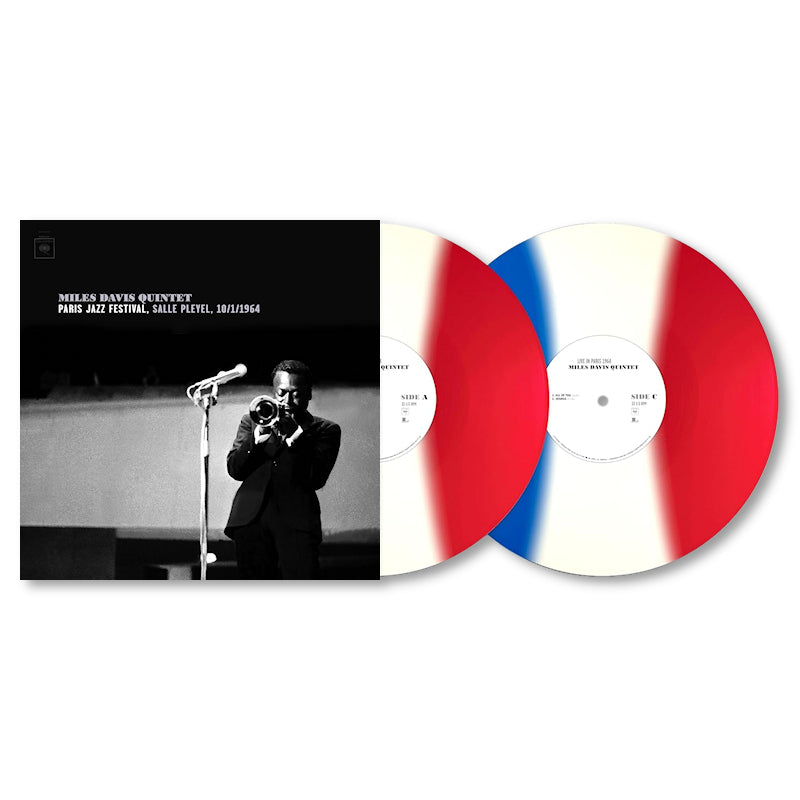 Miles Davis - Paris jazz festival, salle playel 10/1/1964 (Blue White Red, Gatefold Sleeve, Coloured Vinyl LP)