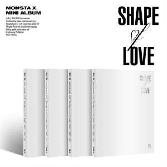 Monsta X - Shape of love (11th Mini Album / 4 Versions CD)