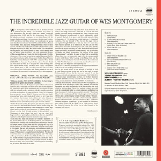 Wes Montgomery - Incredible jazz guitar of wes montgomery (.. of Wes Montgomery/ 180gr./ Red Vinyl, High Quality, Coloured Vinyl LP)