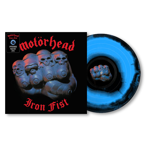 Motorhead - Iron fist (40 Anniversary Edition/ Black & Blue Swirl Vinyl LP)