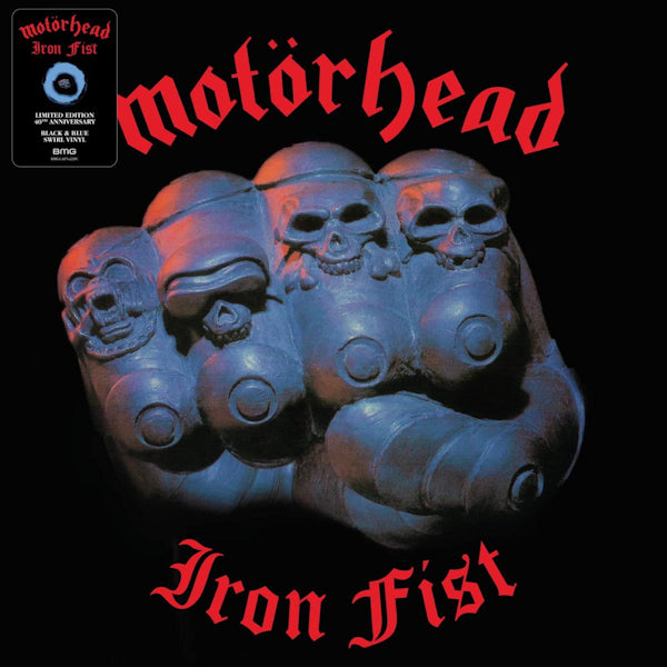 Motorhead - Iron fist (40 Anniversary Edition/ Black & Blue Swirl Vinyl LP)