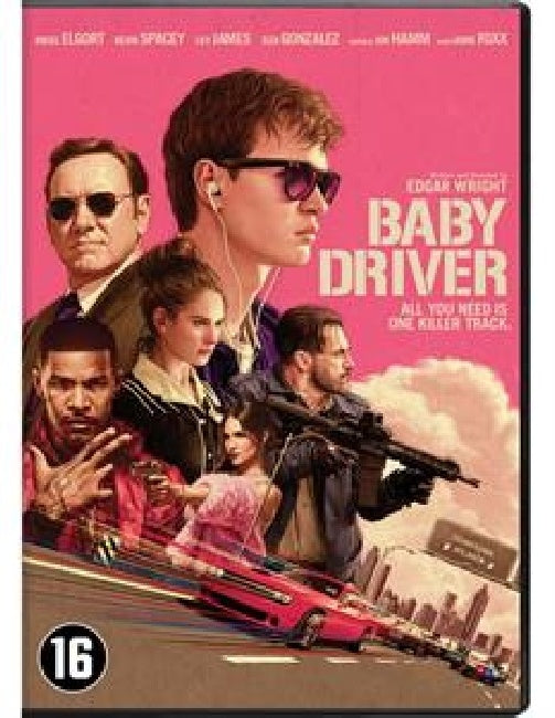 Movie - Baby driver (Bilingual /Cast: Ansel Elgort, Kevin Spacey, Jon Bernth DVD movie)