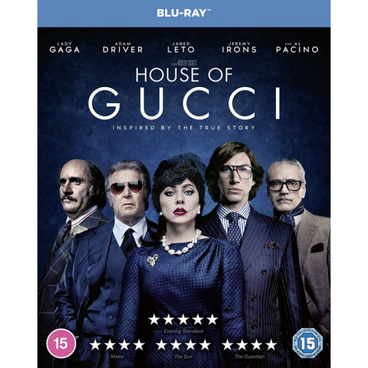 Movie - House of gucci (Uk Version /By Ridley Scott /Cast: Lady Gaga blu ray movie)