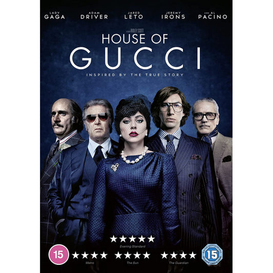 Movie - House of gucci (Uk Version /By Ridley Scott /Cast: Lady Gaga DVD movie)
