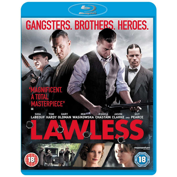 Movie - Lawless (Uk Version /Cast: Tom Hardy, Shia Labeouf, Guy Pearce blu ray movie)