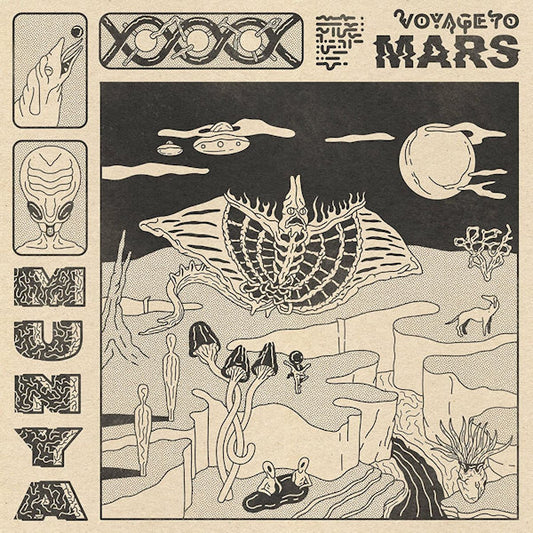 Munya - Voyage to mars (Sunburst Orange Vinyl, Coloured Vinyl LP)
