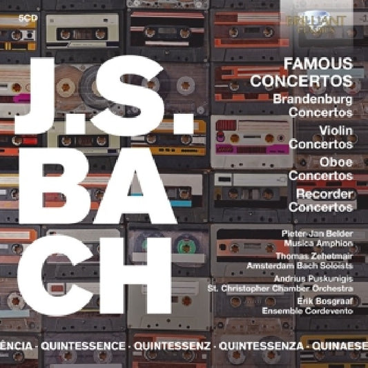 Pieter Belder -jan / Erik Bosgraaf - Bach: famous concertos (Musica Amphion/Cordevento Ensemble CD)