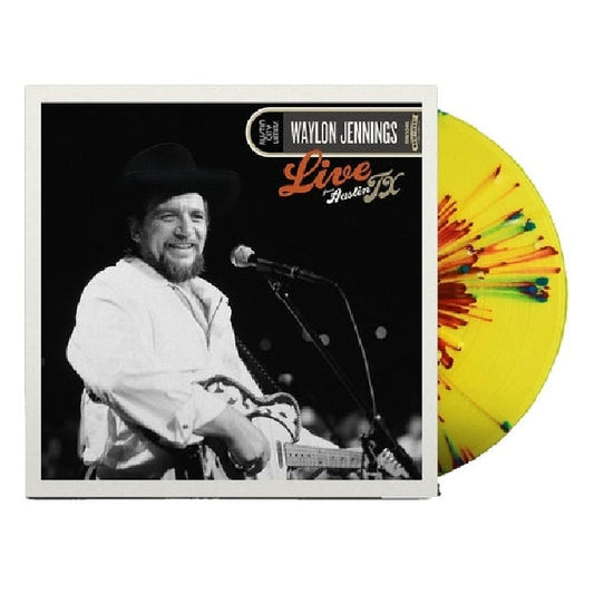 Waylon Jennings - Live from austin, tx '84 (.. Austin, Tx '84 / Red & Yellow Splatter Vinyl, Coloured Vinyl LP)