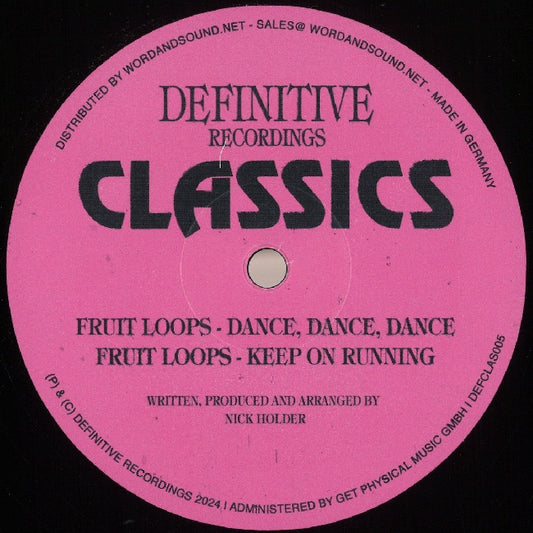 Nick Holder - Fruit loops (12-inch maxi-single)