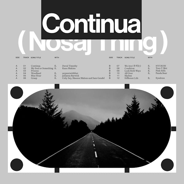 Nosaj Thing - Continua (Crystal Clear Vinyl, Transparent LP)