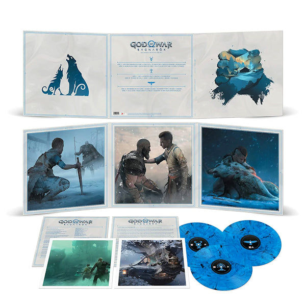 OST (Original SoundTrack) - God Of War Ragnarok (.. Ragnarok / Dark Blue/Black Marbled, Transparent, Coloured Vinyl LP)