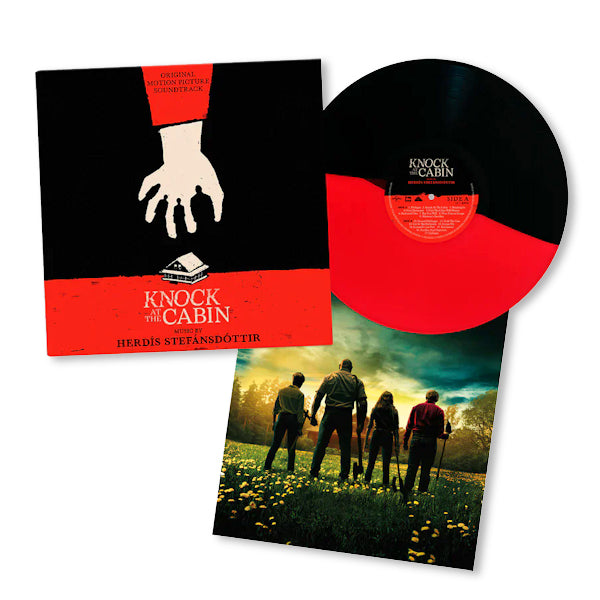 OST (Original SoundTrack) - Knock at the cabin -black & red split vinyl- (.. Cabin / 180gr. Apocalypse Black & Blood Red Split, Coloured Vinyl, High Quality, Gatefold Sleeve, Insert, Limited Edition LP)