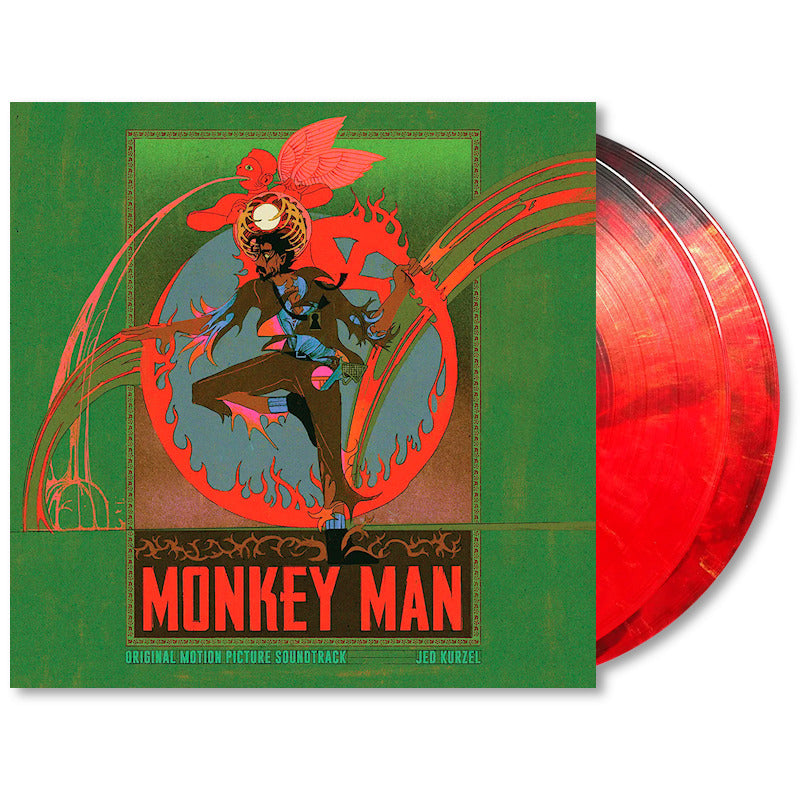 Jed Kurzel - Monkey man (Blood Red, Black, & Metallic Gold Swirl, Gatefold Sleeve LP)