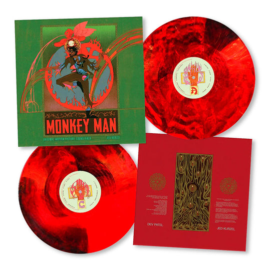 Jed Kurzel - Monkey man (Blood Red, Black, & Metallic Gold Swirl, Gatefold Sleeve LP)