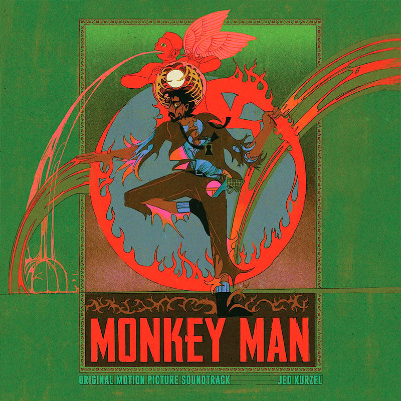 Jed Kurzel - Monkey man (Blood Red, Black, & Metallic Gold Swirl, Gatefold Sleeve LP)