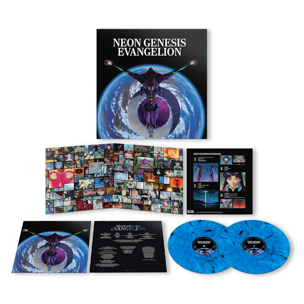 OST (Original SoundTrack) - Neon genesis evangelion (.. Evangelion / Deep Blue & Black Marbled, Coloured Vinyl LP)