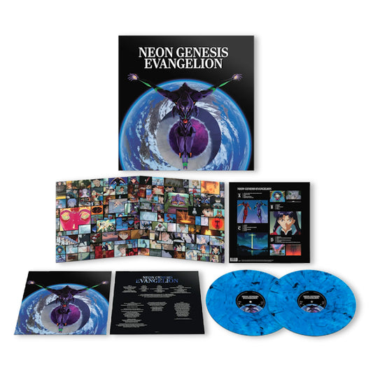 OST (Original SoundTrack) - Neon genesis evangelion (.. Evangelion / Deep Blue & Black Marbled, Coloured Vinyl LP)