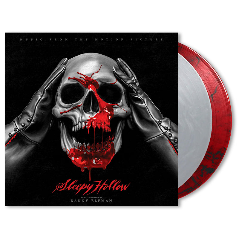 Danny Elfman - Sleepy hollow ("Blood & Armor" Metallic Silver & Red W/ Black Smoke, Gatefold Sleeve, Coloured Vinyl, Reissue LP)