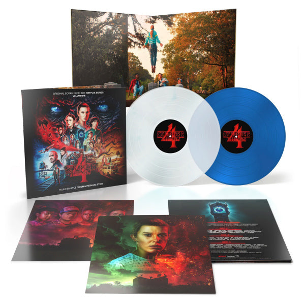 Dixon, Kyle & Michael Stein - Stranger things 4 (.. Things 4: Volume 1 /Clear Blue Vinyl, Coloured Vinyl LP)