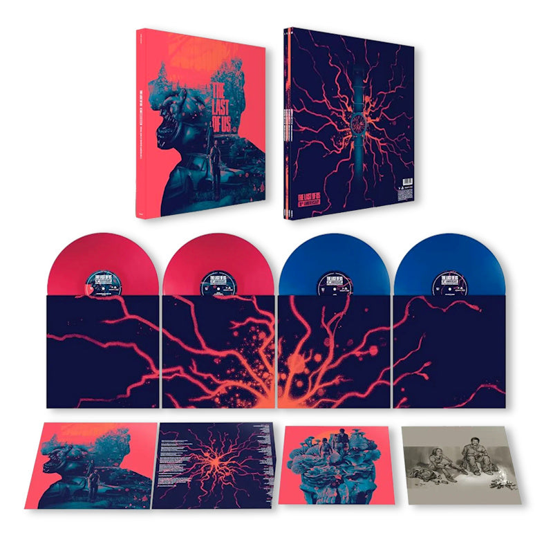 Gustavo Santaolalla - The last of us 10th anniversary vinyl box set (Neon Coral & Blue, Insert, Coloured Vinyl, Anniversary Edition, Box Set LP)