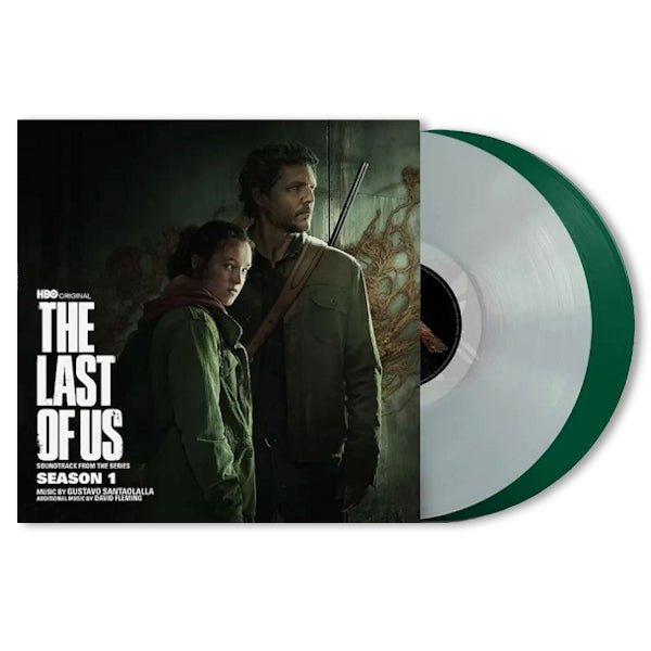 Gustavo Santaolalla & David Fleming - The Last Of Us Season 1 -green & clear vinyl- (Green & Transparent / Incl. Double-Sided Keyart Poster, Transparent, Gatefold Sleeve, Coloured Vinyl LP)