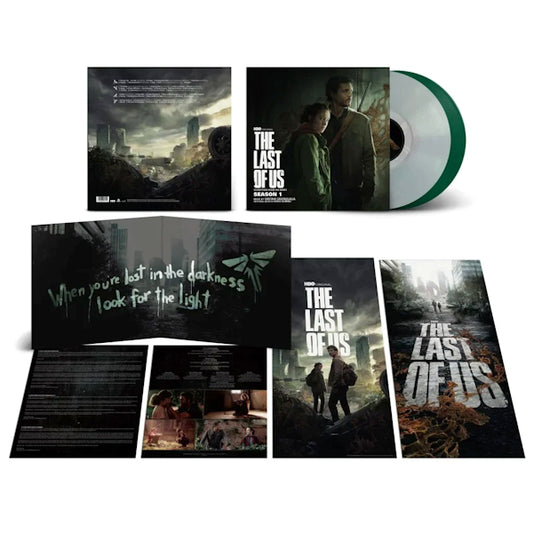 Gustavo Santaolalla & David Fleming - The Last Of Us Season 1 -green & clear vinyl- (Green & Transparent / Incl. Double-Sided Keyart Poster, Transparent, Gatefold Sleeve, Coloured Vinyl LP)