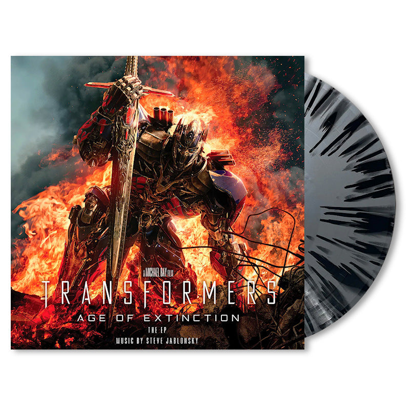 Steve Jablonsky - Transformers: age of extinction (Optimus Prime Tri Color Stripe, Insert, Coloured Vinyl, Ep, Limited Edition 12-inch maxi-single)