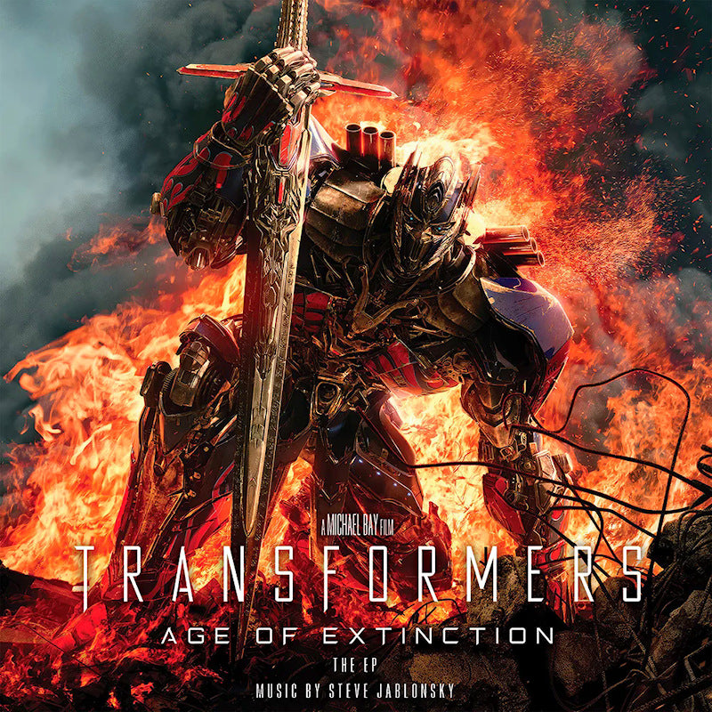 Steve Jablonsky - Transformers: age of extinction (Optimus Prime Tri Color Stripe, Insert, Coloured Vinyl, Ep, Limited Edition 12-inch maxi-single)