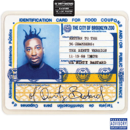 Ol' Dirty Bastard - Return to the 36 chambers: the dirty version (LP)