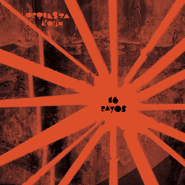 Orquesta Akokan - 16 rayos (Canary Crimson Swirl Vinyl, Coloured Vinyl LP)