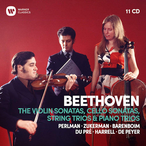 Ludwig Van Beethoven - Violin sonatas, cello sonatas, string trios & piano tri (Perlman/Zukerman/Barenboim/Du Pre/Harrell/De Peyer CD)