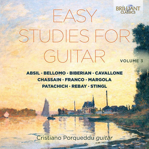 Cristiano Porqueddu - Easy studies for guitar 3 (Vol.3 / Works By Absil/Bellomo/Biberian/Cavallone A.O. CD)