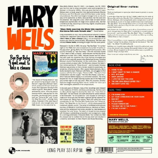 Mary Wells - Bye bye baby (180gr. LP)