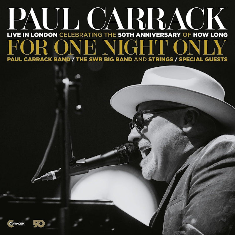 Paul Carrack - For one night only - live in london (Digipak CD)