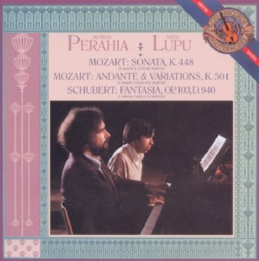 Murray Perahia - Mozart: sonata in d major for two pianos, k. 448; schubert: fantasia in f minor for piano, four hand (Murray Perahia/Radu Lupu CD)