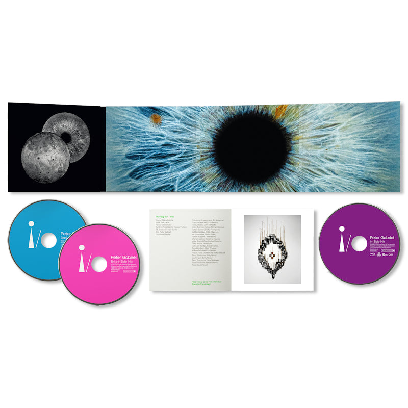 Peter Gabriel - i/o (Bright-Side & Dark-Side & In-Side Mixes) (2cd+Blu-Ray Audio / Contains 3 Mixes, Digipak, Obi Strip CD + Blu-ray Audio)