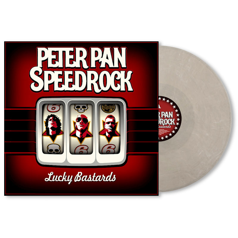 Peter Pan Speedrock - Lucky bastards (White, Gatefold Sleeve, Coloured Vinyl, Reissue, Limited Edition LP)