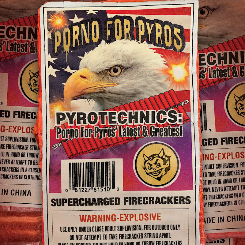 Porno For Pyros - Pyrotechnics: porno for pyros' (Clear Orange, Coloured Vinyl, Limited Edition LP)
