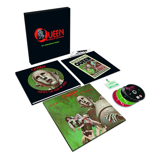 Queen - News of the world (.. World /40th Ann./ 3cd's, Lp & Dvd, Hardcover Book CD)