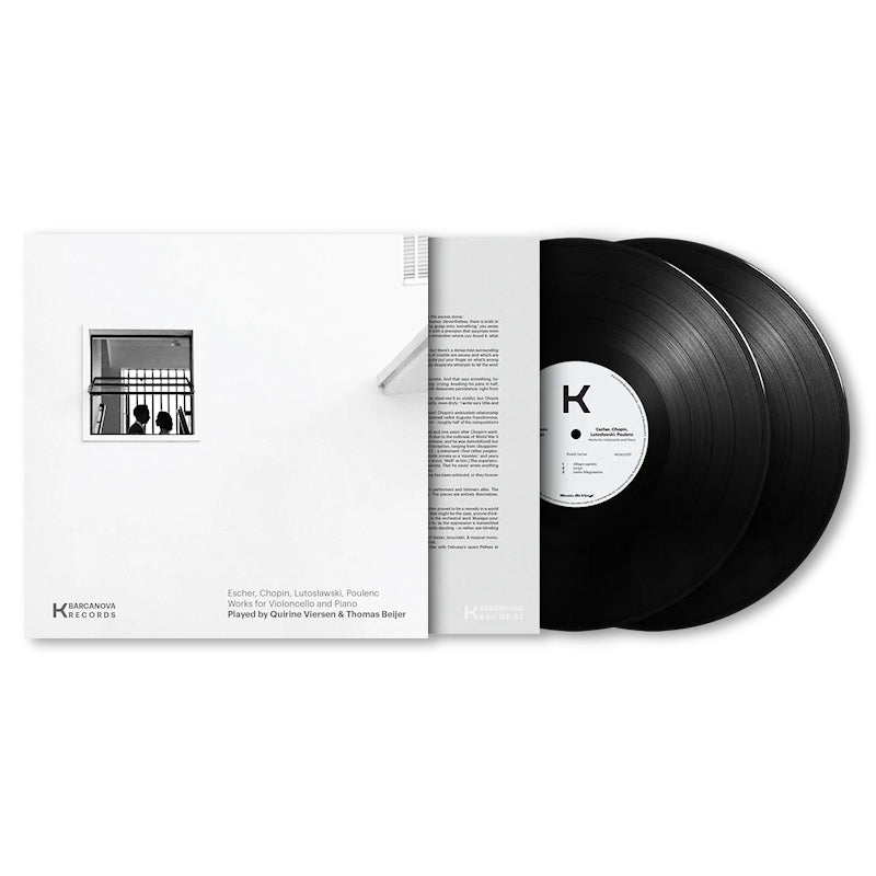 Quirine Viersen & Thomas Beijer - Escher, chopin, lutoslawski, poulenc, works for vi (Gatefold Sleeve, Insert LP)