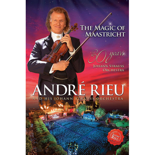 Johann Strauss Orchestra André Rieu - The magic of maastricht - 30 years of the johann s (.. Years Johann Straus Orchestra Blu Ray disc music)