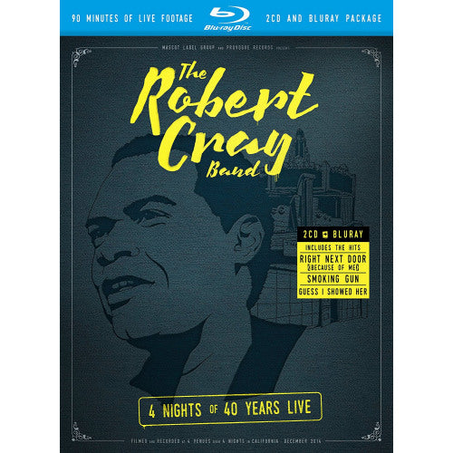 Robert Cray - 4 nights of 40 years live (.. Years Live // =Bluray+2cd= // Various Live + More, Digipak blu ray movie)