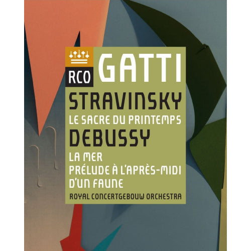 Stravinsky/debussy - Le sacre du printemps/la mer/prelude a l'apres midi/d'un faune (Royal Concertgebouw Orchestra/Daniele Gatti / Auro-3d blu ray movie)