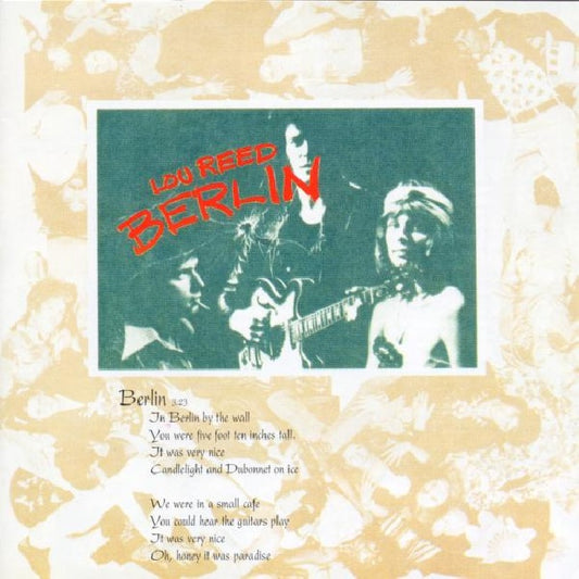Lou Reed - Berlin (1973 Album Remastered From Original Session Tapes CD)