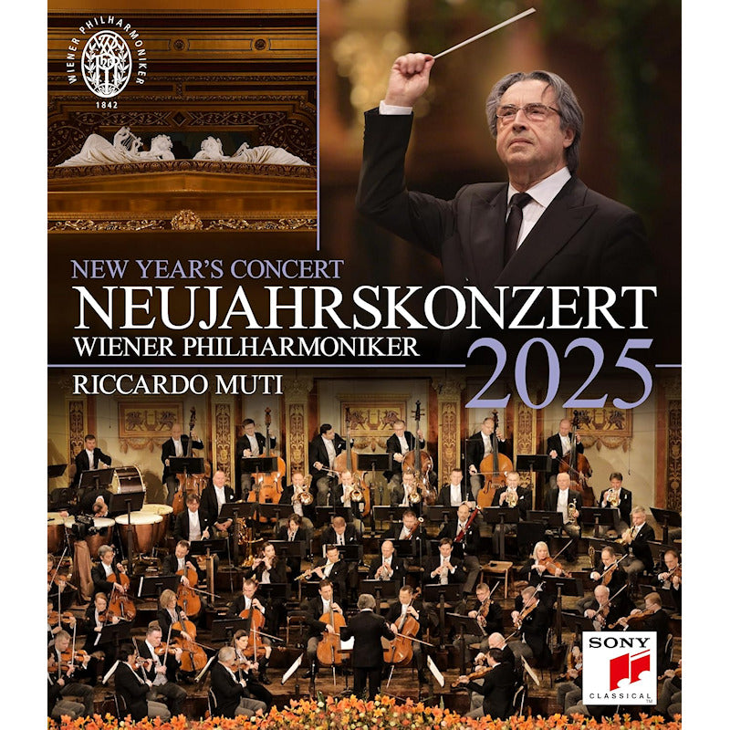 Muti, Riccardo, & Wiener Philharmoniker - Neujahrskonzert 2025 / new year's concert 2025 / concert du nouvel an 2025 (blu ray movie)