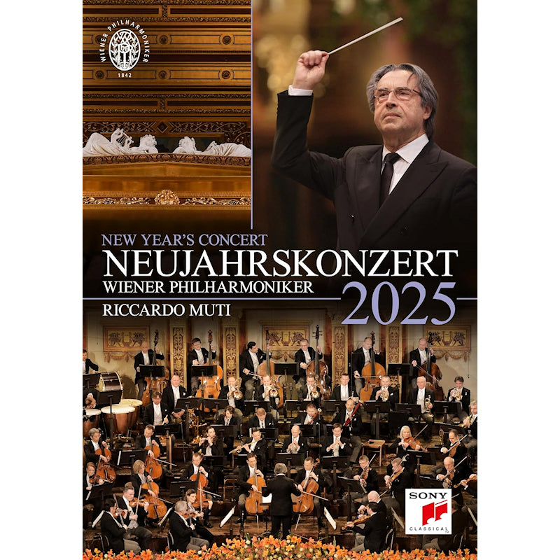 Muti, Riccardo, & Wiener Philharmoniker - Neujahrskonzert 2025 / new year's concert 2025 / concert du nouvel an 2025 (DVD movie)