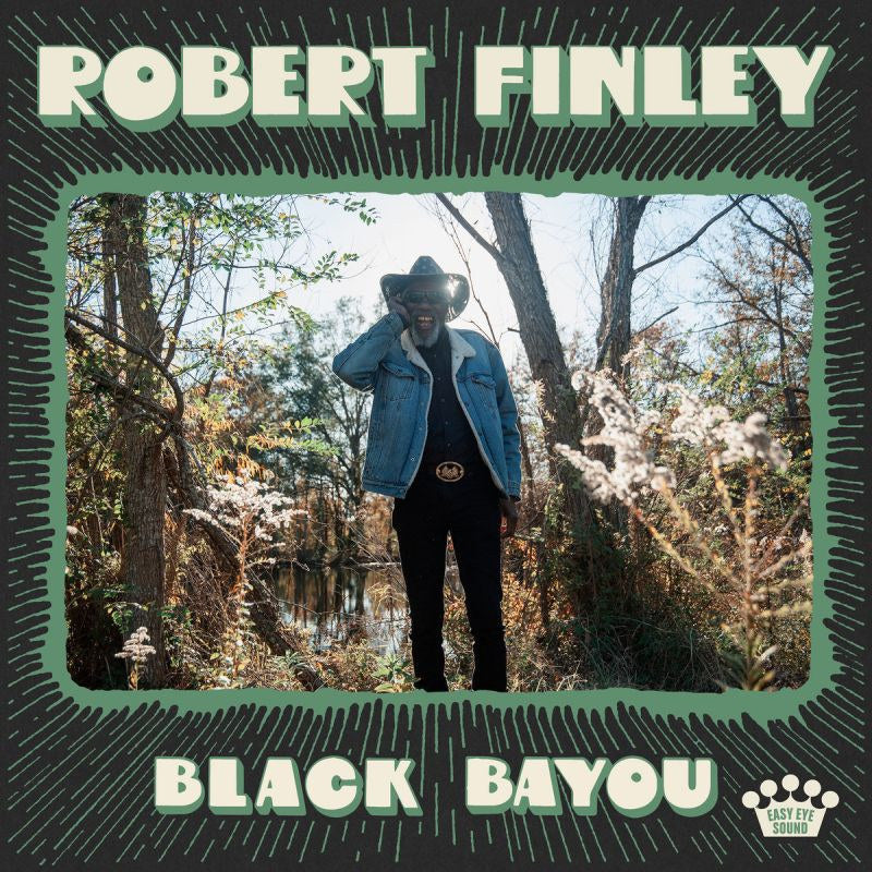 Finley, Robert - Black bayou (180gr. Transparent Light Green With Black Splatter, High Quality", "Transparent", "Coloured Vinyl LP)